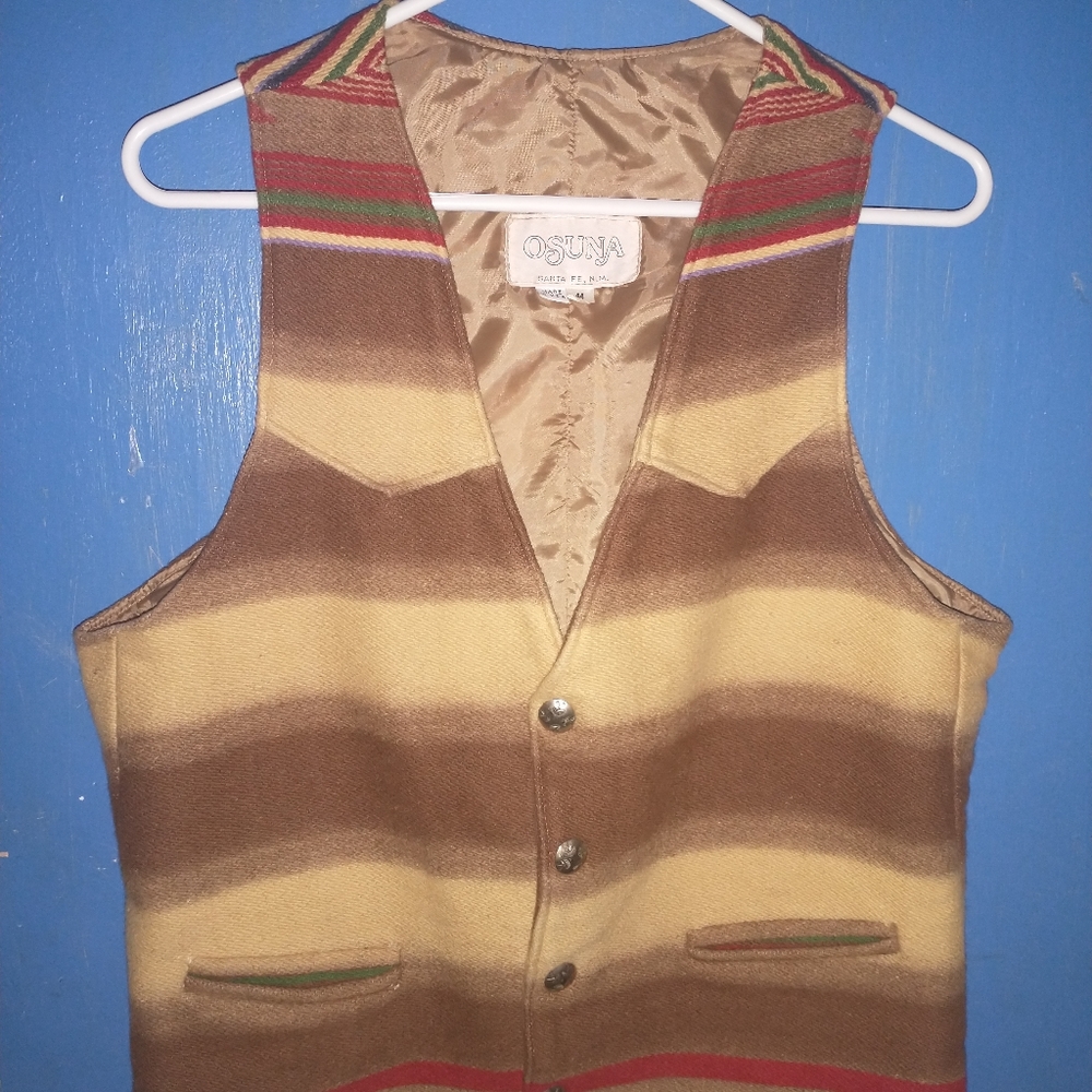 VERY HANDSOME "OSUNA" BRAND VINTAGE MEN'S VEST SIZE 44